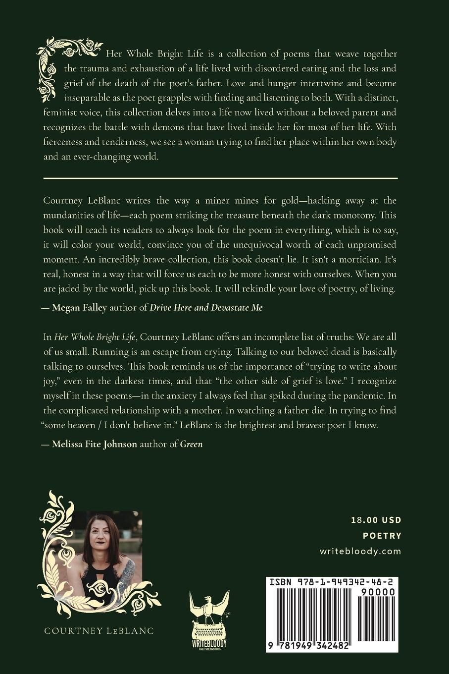 Rückseitencover Her Whole Bright Life