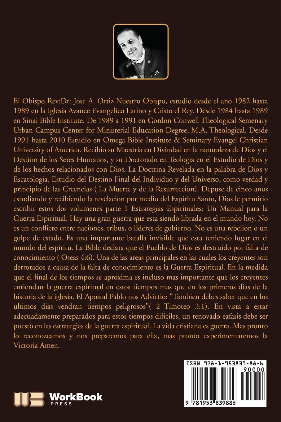 Rückseitencover Estrategias  Espirituales