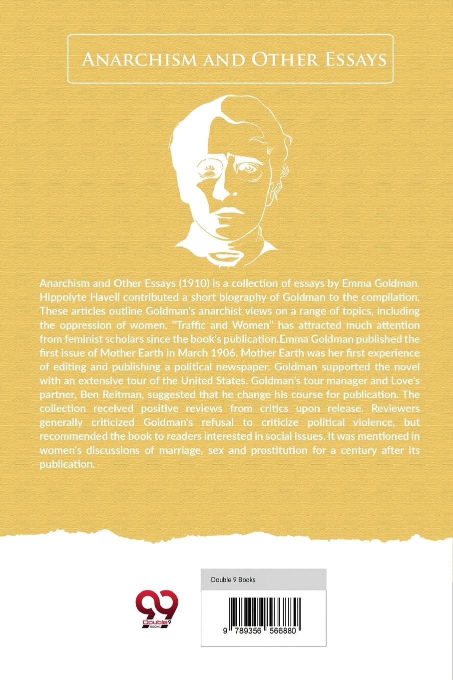 Rückseitencover Anarchism and Other Essays