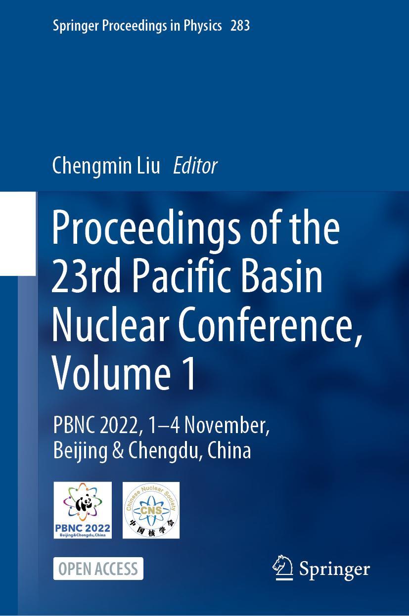 Vorderes Coverbild Proceedings of the 23rd Pacific Basin Nuclear Conference, Volume 1