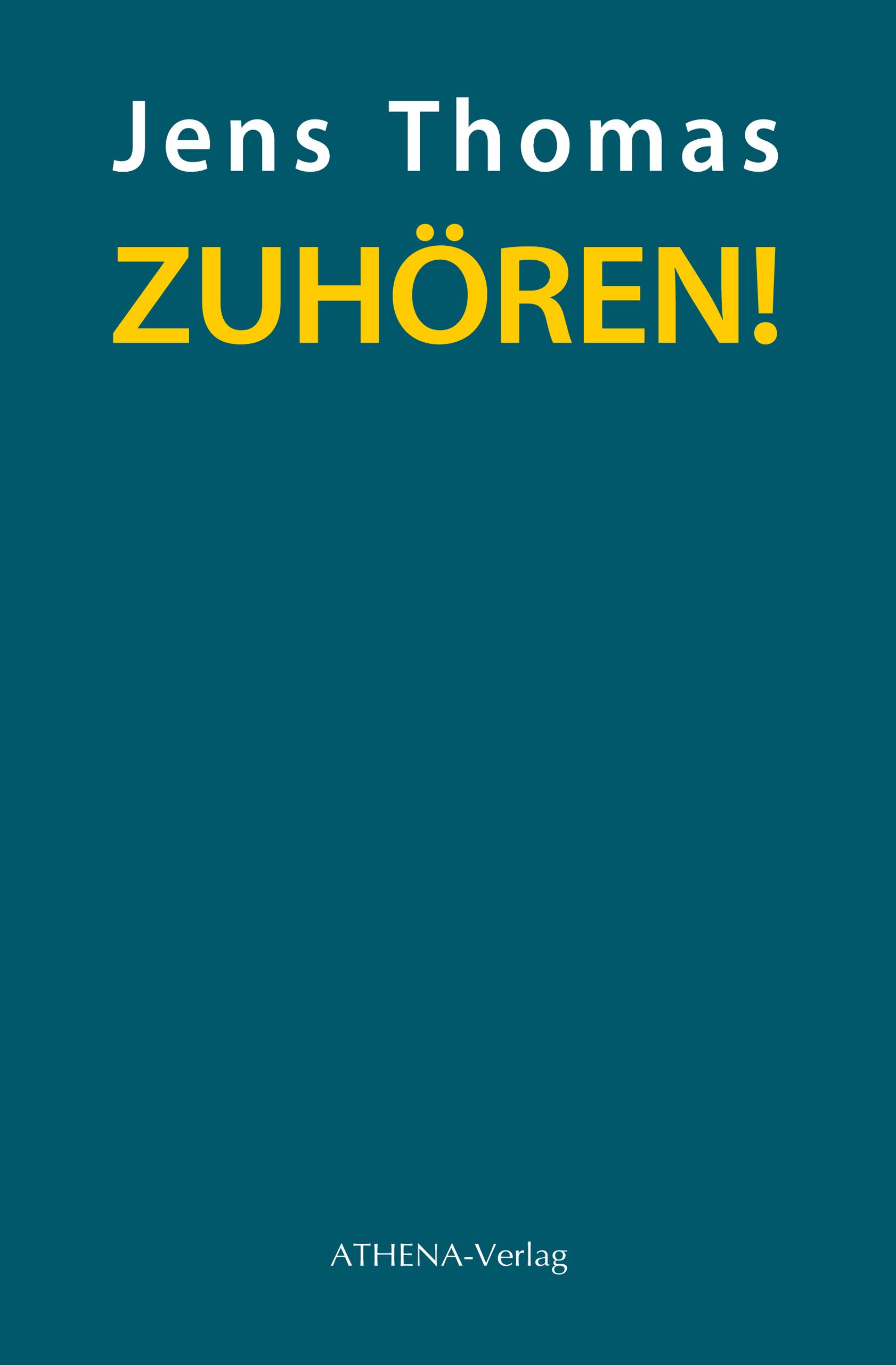 Vorderes Coverbild ZUHÖREN!