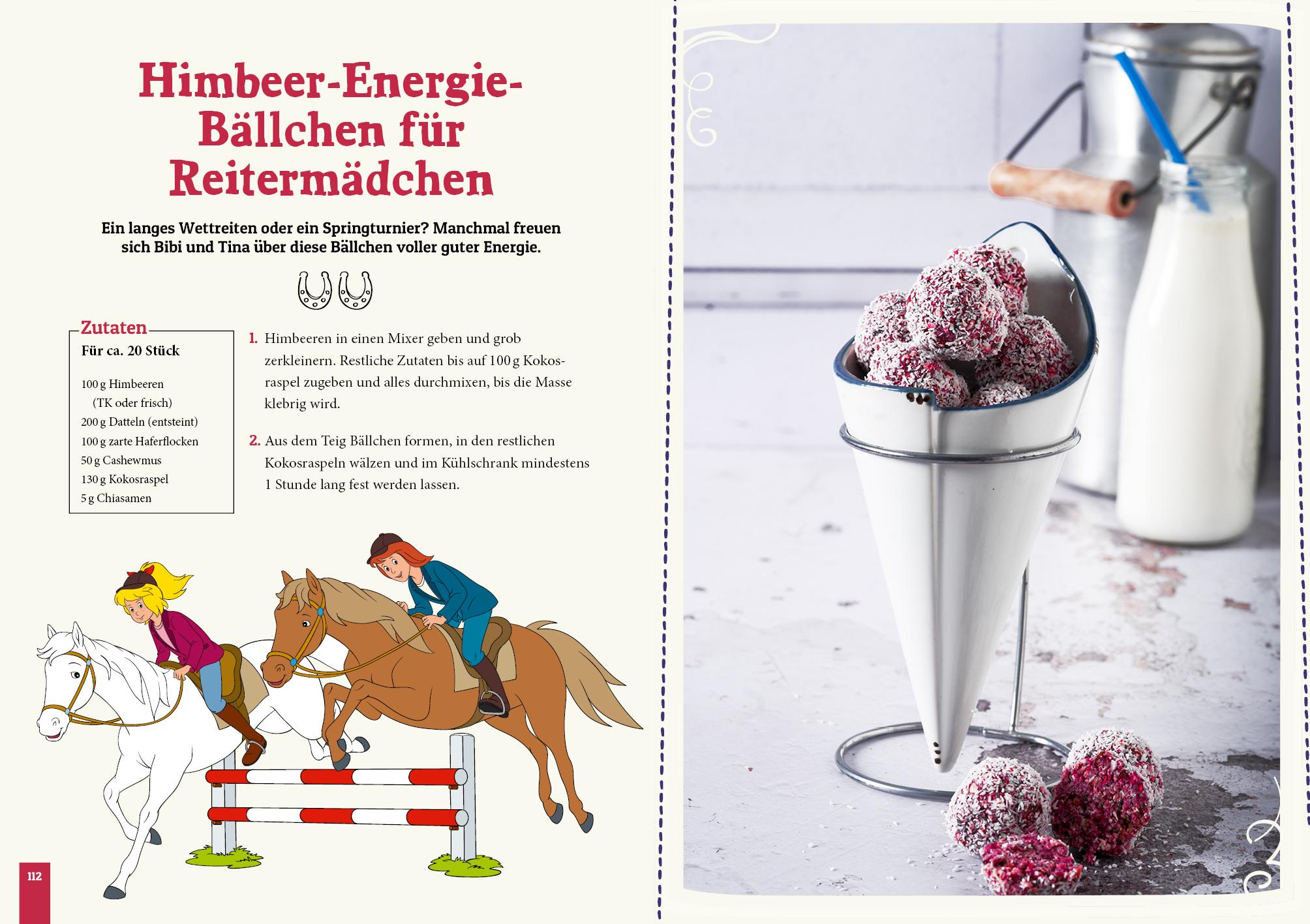 Beispielinhalt (Bild) Bibi & Tina - Das Koch- und Backbuch