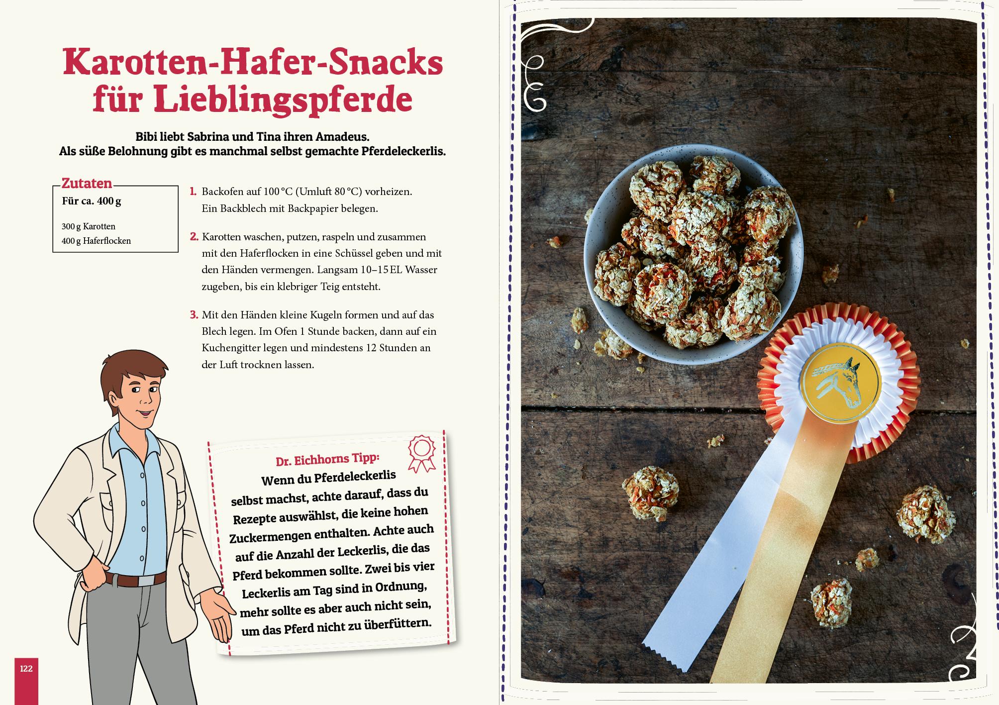 Beispielinhalt (Bild) Bibi & Tina - Das Koch- und Backbuch