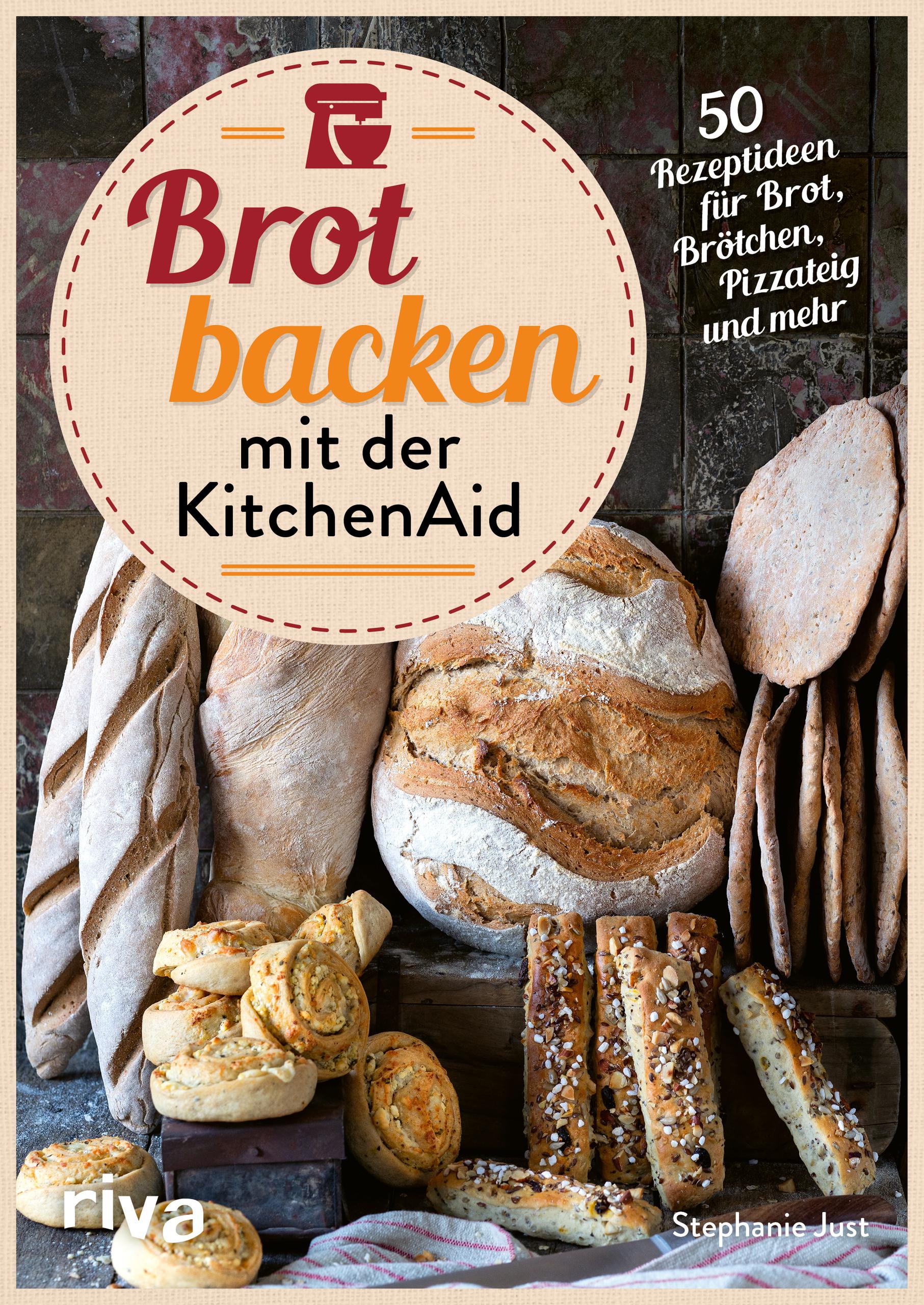 Vorderes Coverbild Brot backen mit der KitchenAid