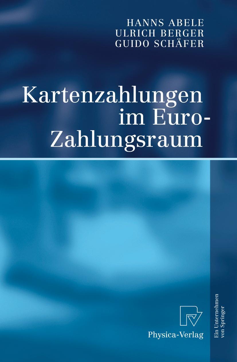 Vorderes Coverbild Kartenzahlungen im Euro-Zahlungsraum