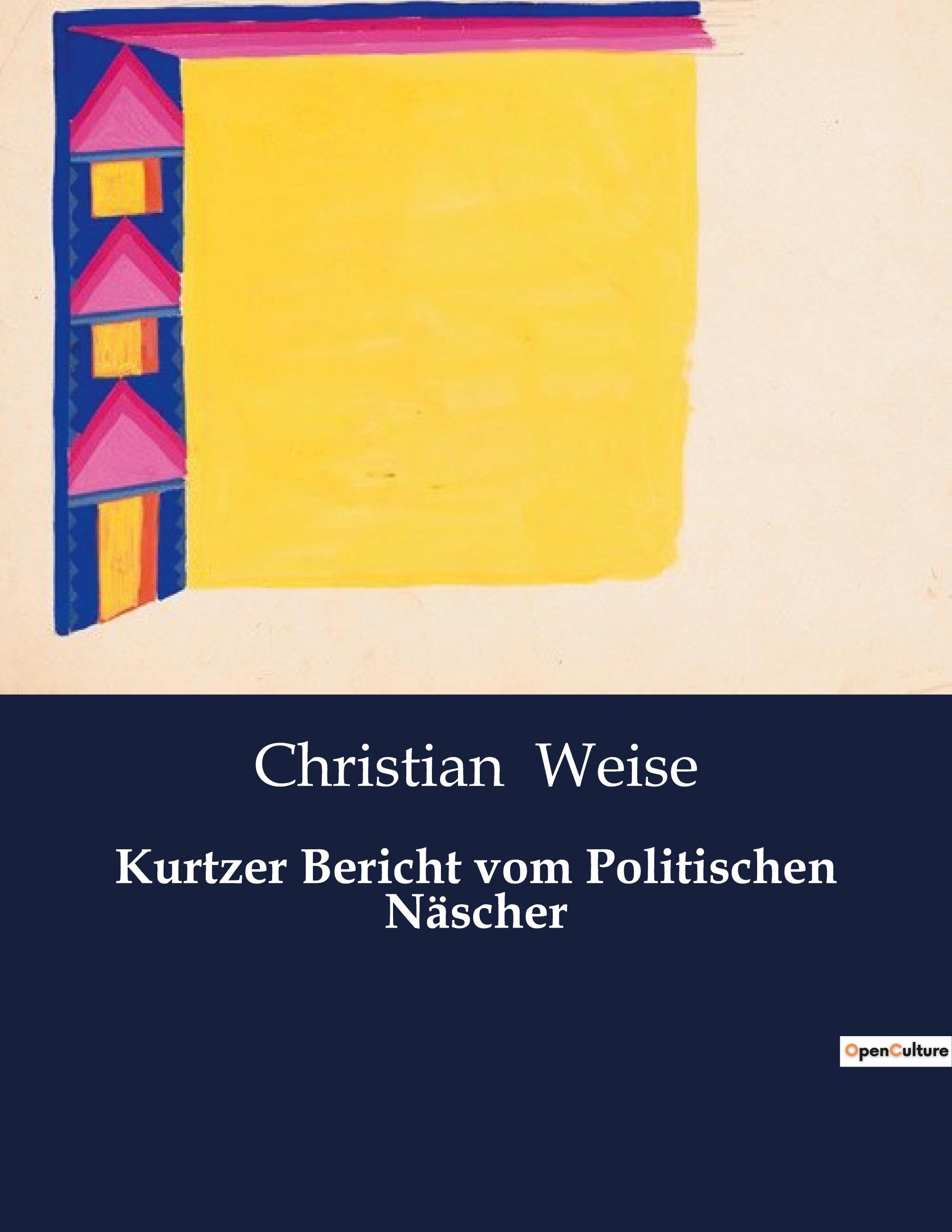 Vorderes Coverbild Kurtzer Bericht vom Politischen Näscher