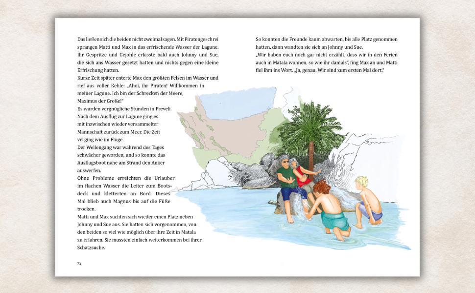 Beispielinhalt (Bild) Matti und Max: Abenteuer auf Kreta