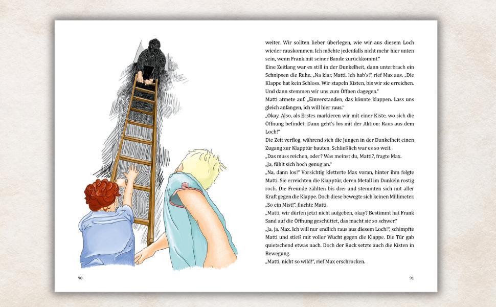 Beispielinhalt (Bild) Matti und Max: Abenteuer auf Kreta