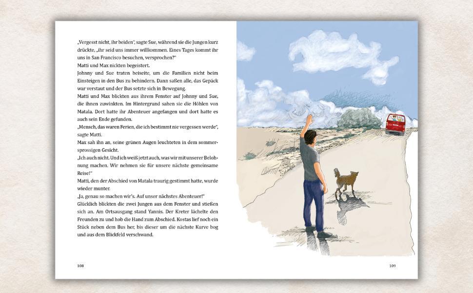 Beispielinhalt (Bild) Matti und Max: Abenteuer auf Kreta