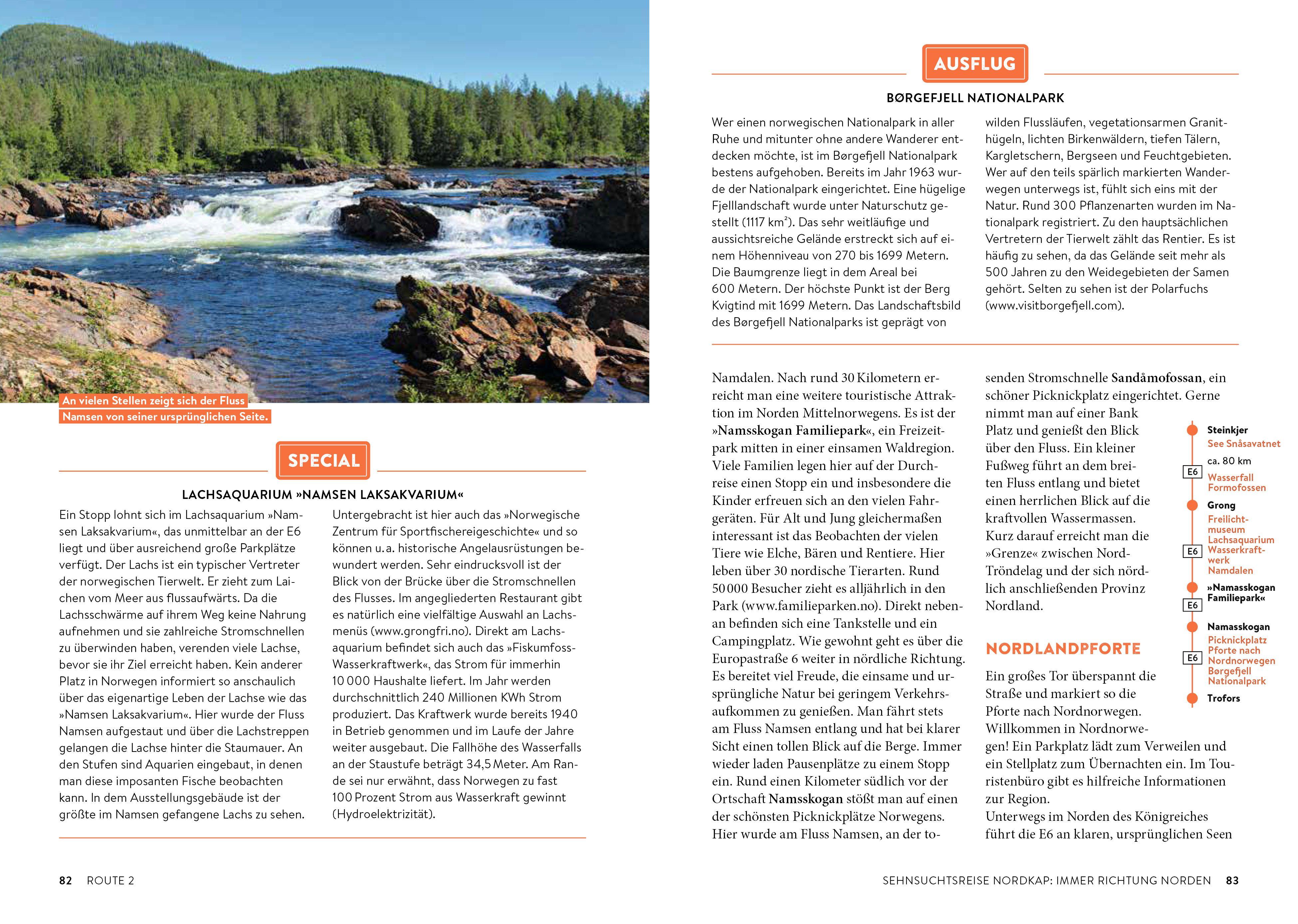 Beispielinhalt (Bild) Norwegen mit dem Wohnmobil Die schönsten Routen zwischen Südkap und Nordkap