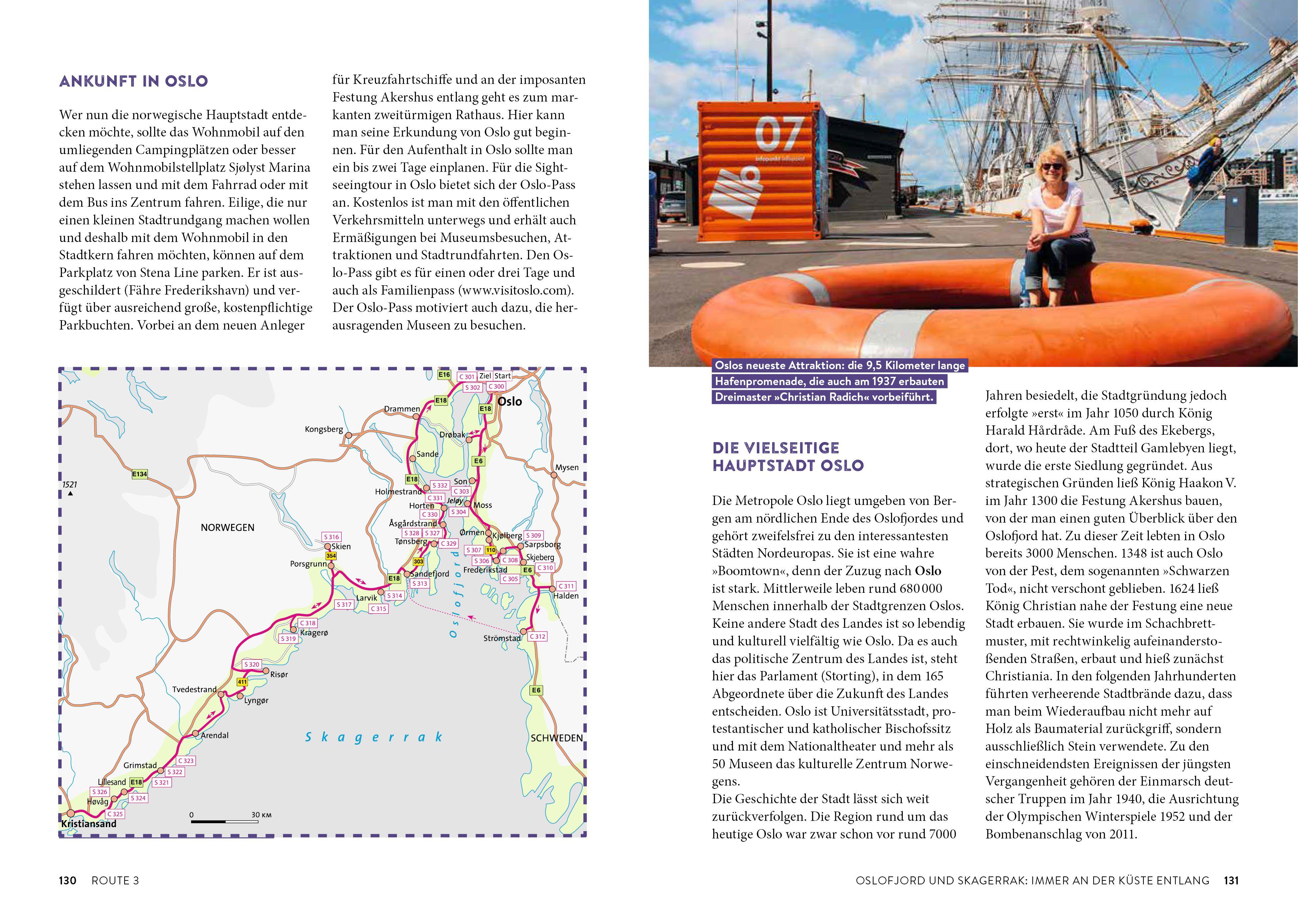 Beispielinhalt (Bild) Norwegen mit dem Wohnmobil Die schönsten Routen zwischen Südkap und Nordkap