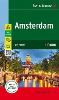 Vorderes Coverbild Amsterdam, Stadtplan 1:10.000, freytag & berndt