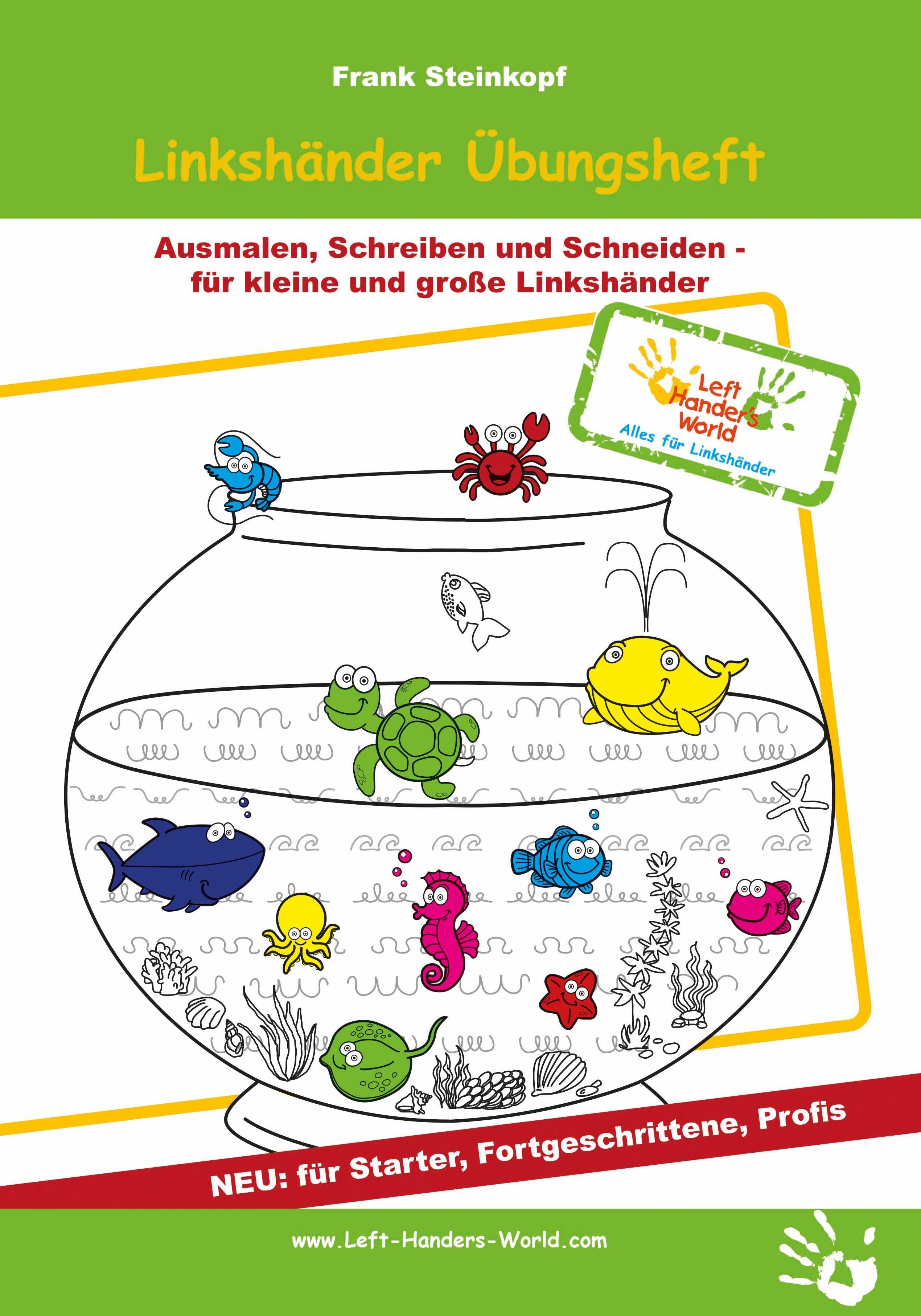 Vorderes Coverbild Linkshänder Übungsheft