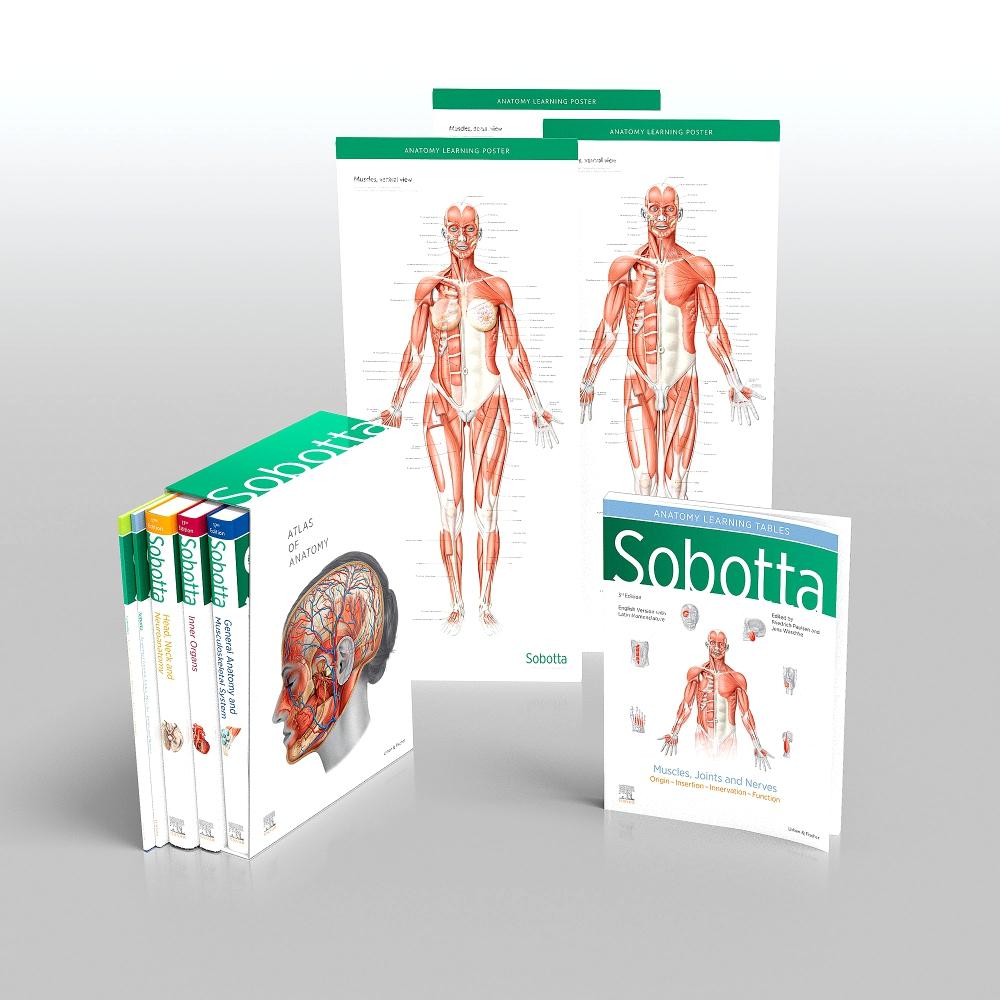 Vorderes Coverbild Sobotta Atlas of Anatomy, Package, 17th ed., English/Latin