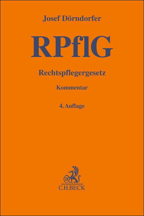 Vorderes Coverbild Rechtspflegergesetz