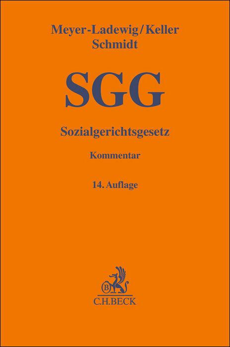 Vorderes Coverbild Sozialgerichtsgesetz. SGG