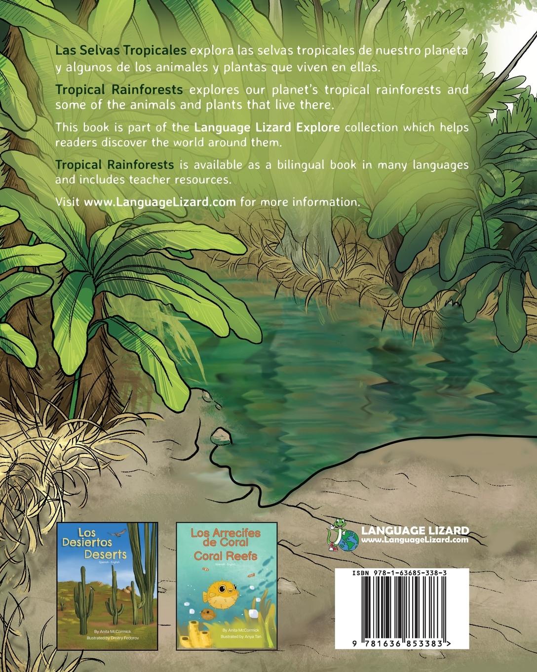 Rückseitencover Tropical Rainforests (Spanish-English)