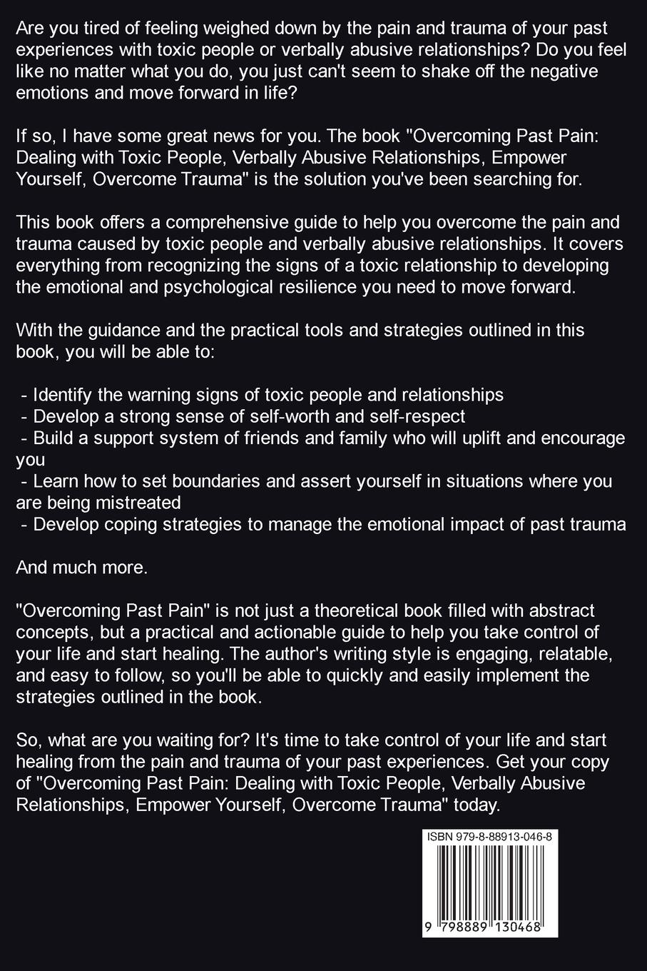 Rückseitencover Overcoming Past Pain