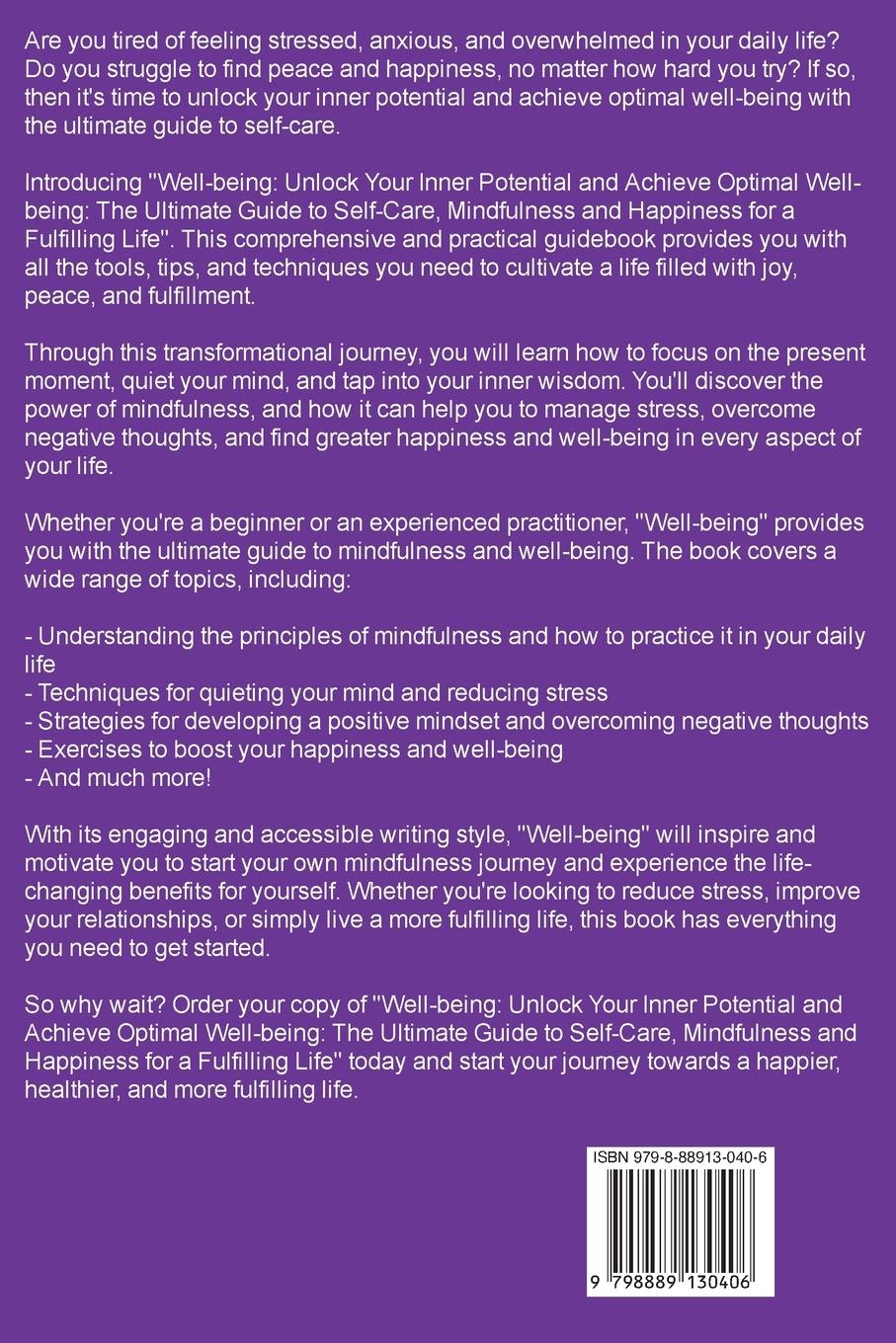 Rückseitencover Well-being