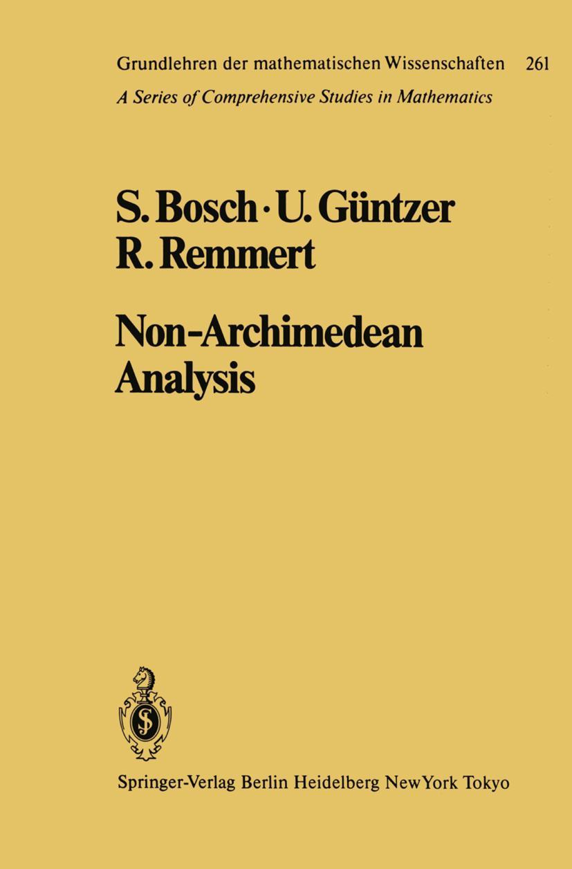 Vorderes Coverbild Non-Archimedean Analysis