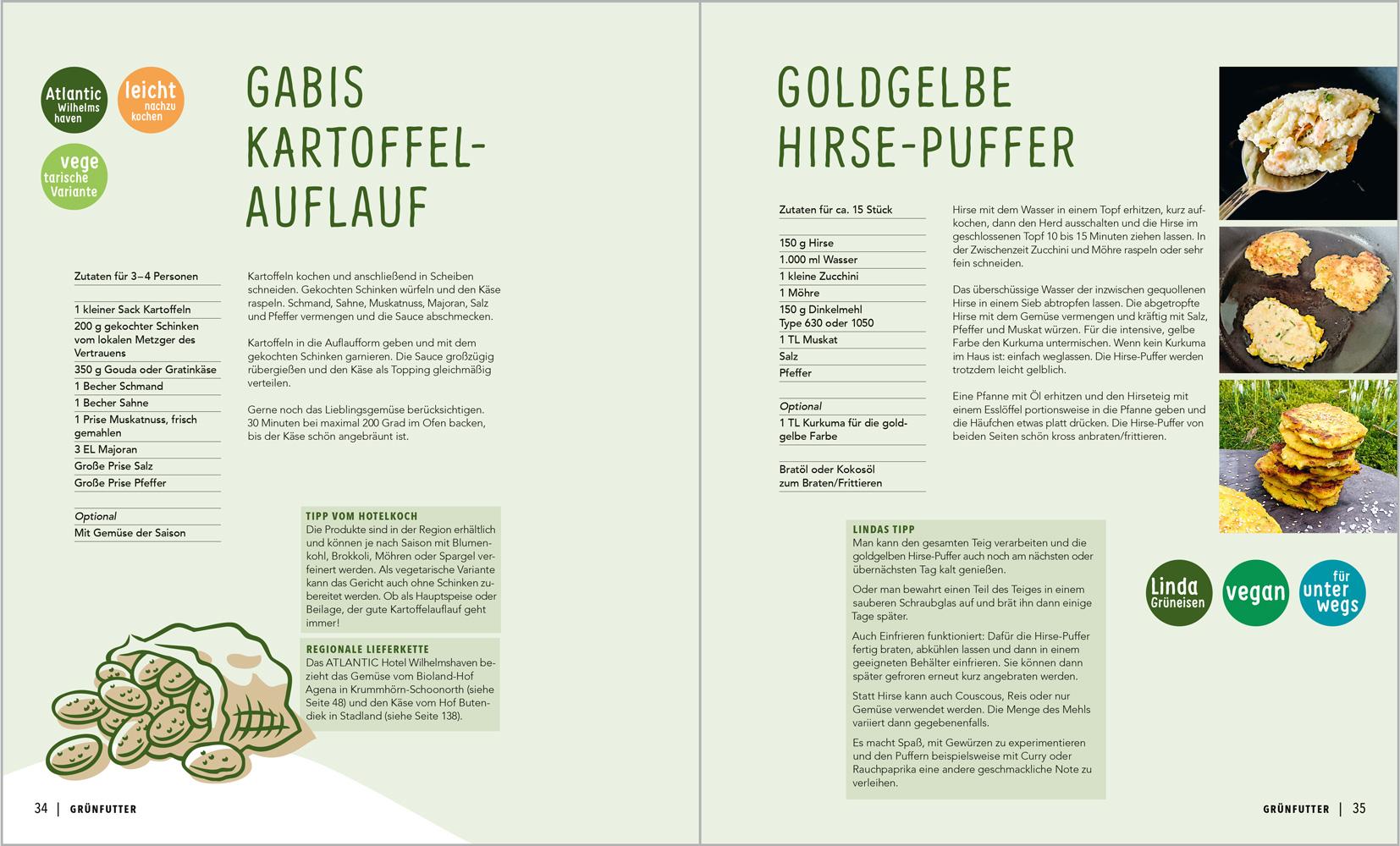 Beispielinhalt (Bild) Watt'n Kochbuch