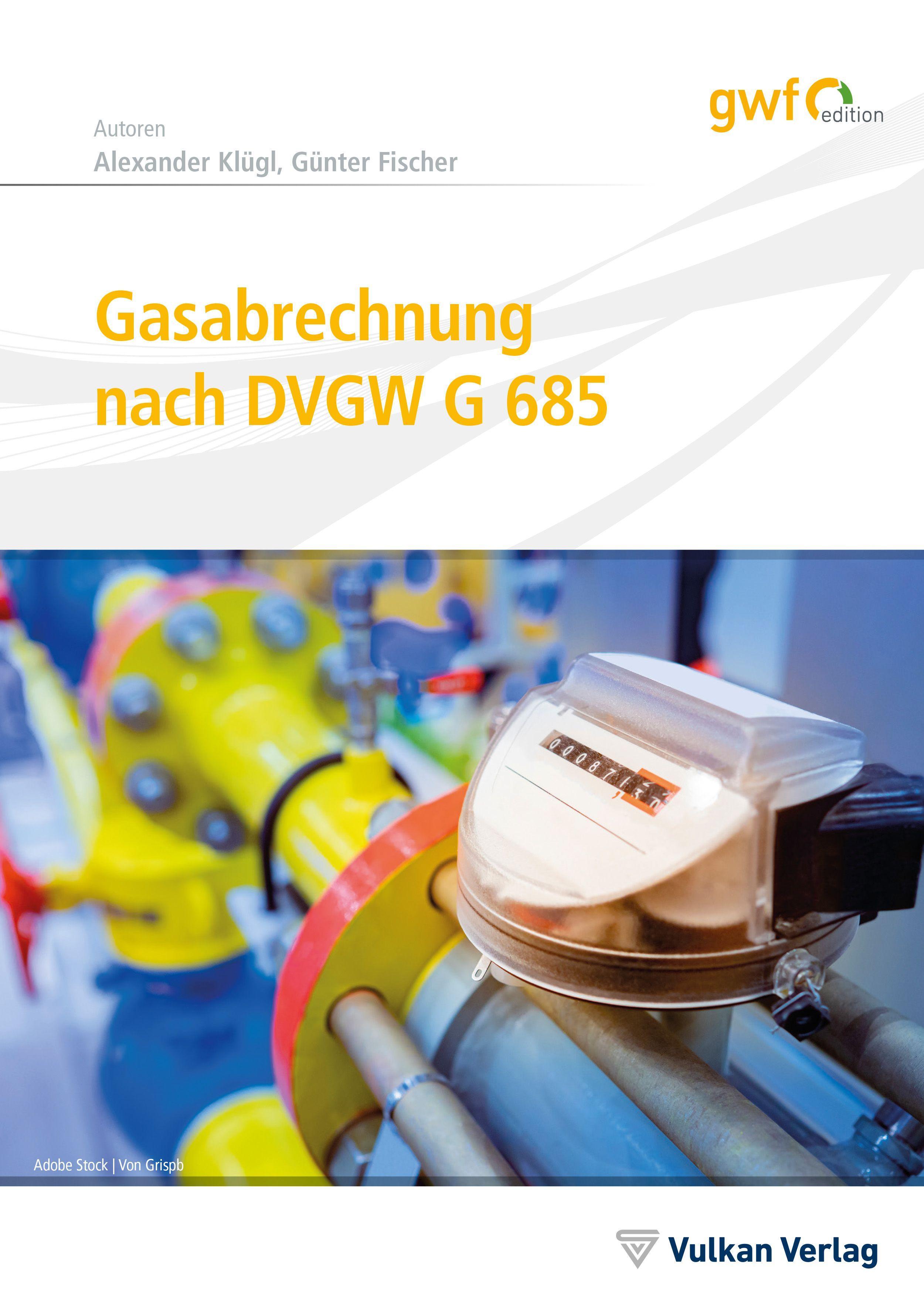 Vorderes Coverbild Gasabrechnung nach DVGW G 685
