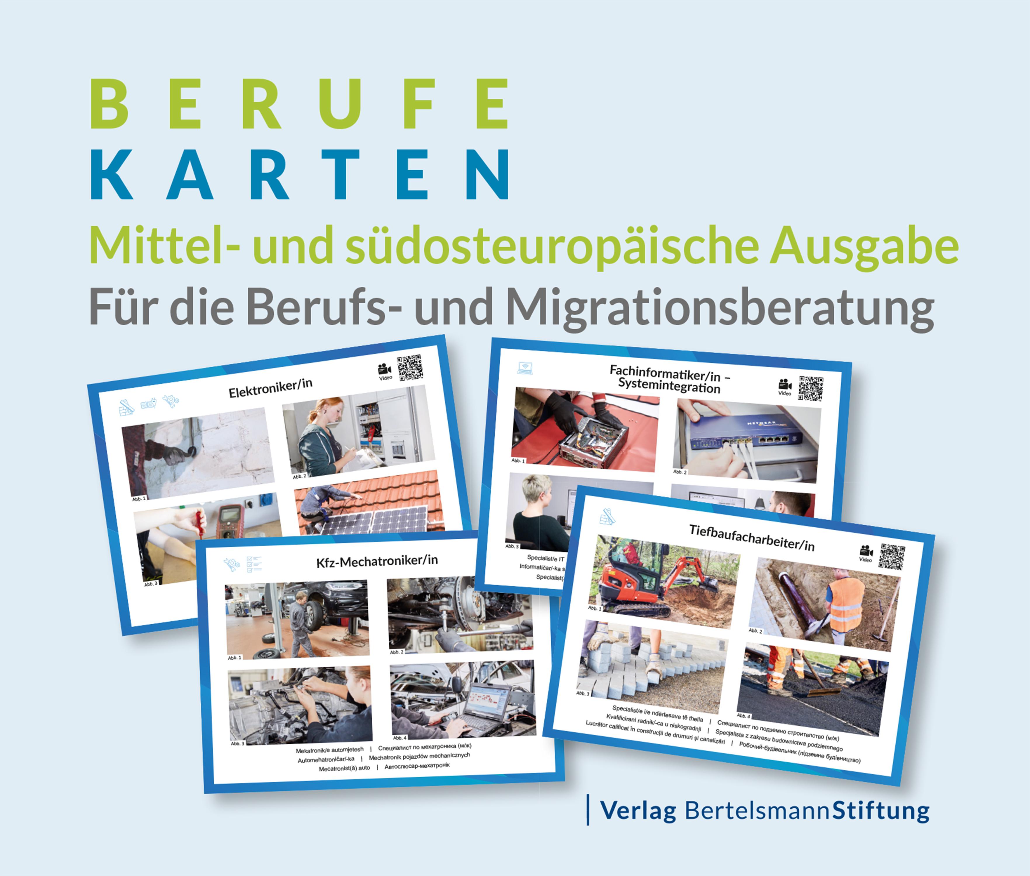 Vorderes Coverbild Berufekarten: Mittel- und südosteuropäische Ausgabe