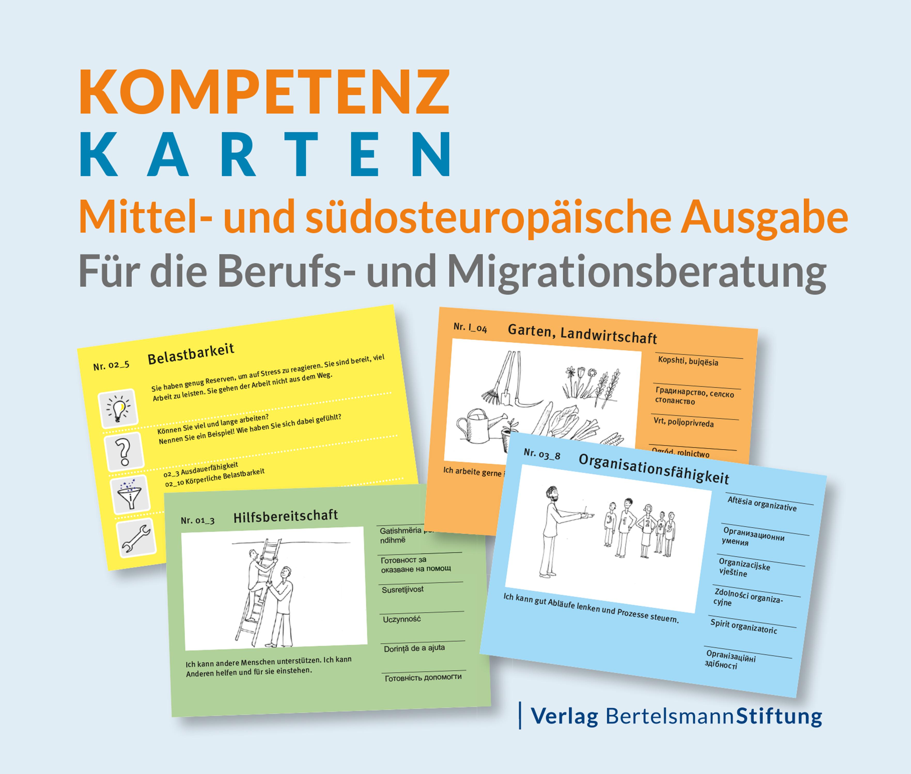 Vorderes Coverbild Kompetenzkarten: Mittel- und südosteuropäische Ausgabe