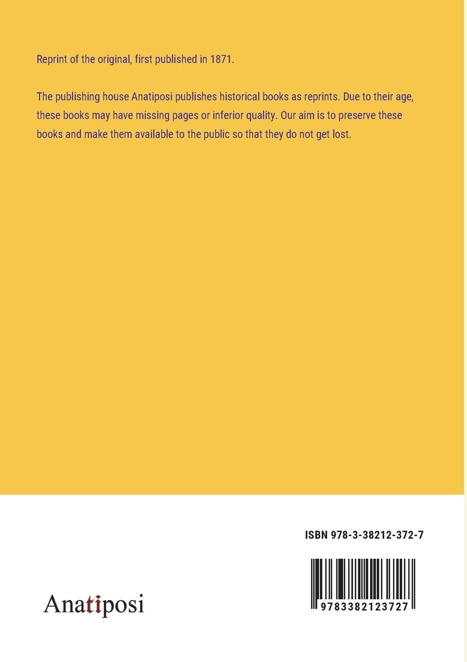 Rückseitencover A Synonymic Catalogue of Diurnal Lepidoptera