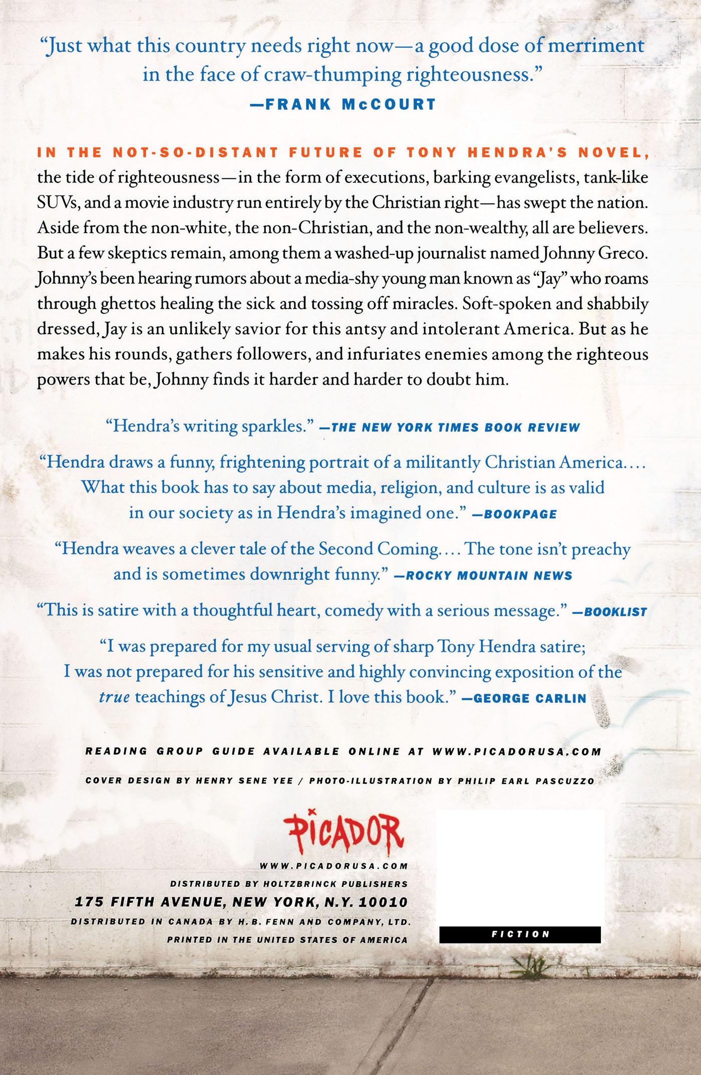 Rückseitencover The Messiah of Morris Avenue