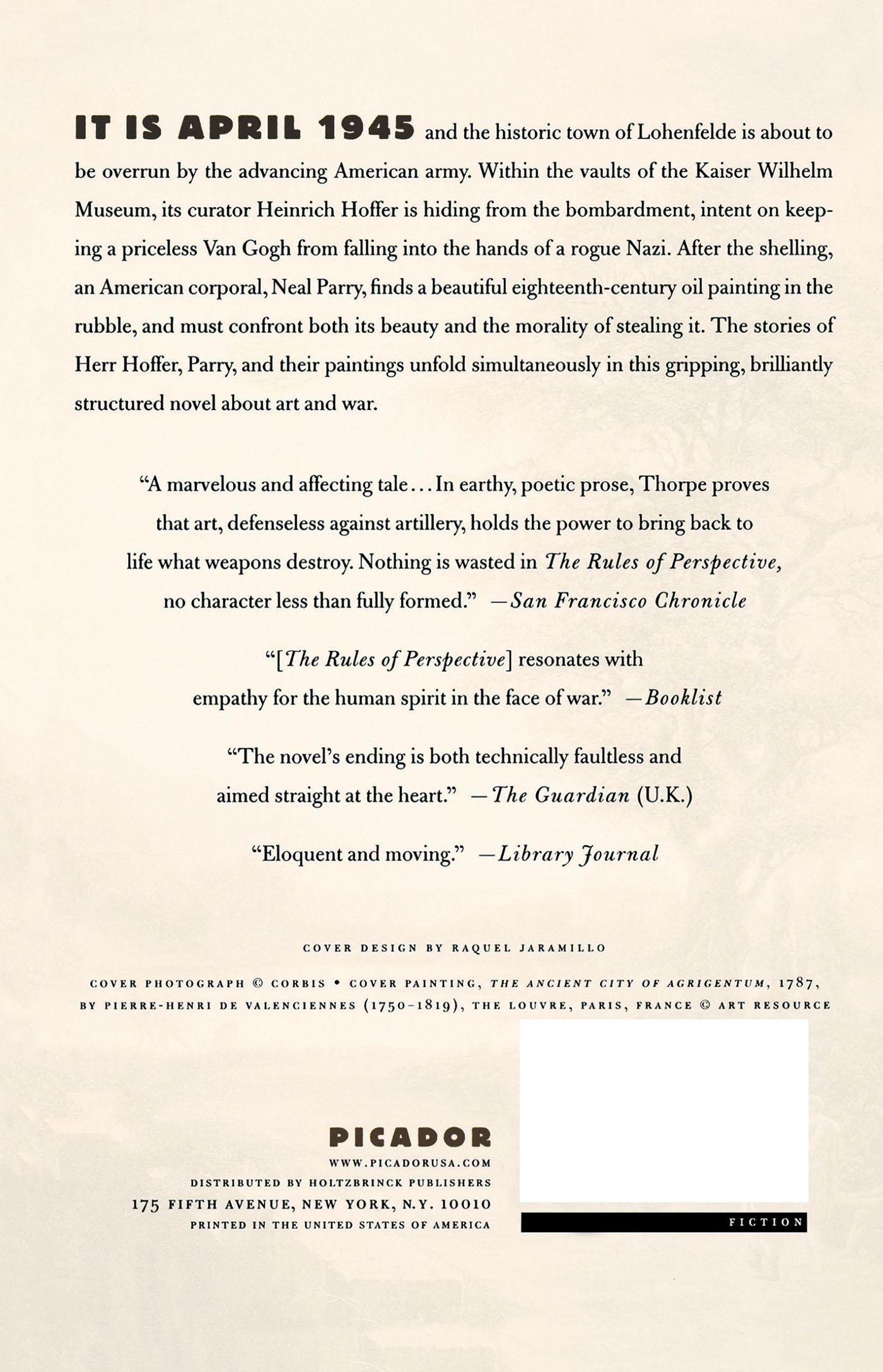 Rückseitencover The Rules of Perspective