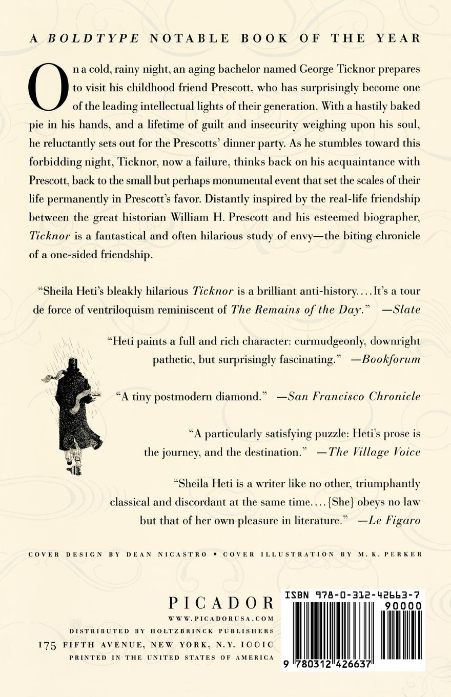 Rückseitencover Ticknor