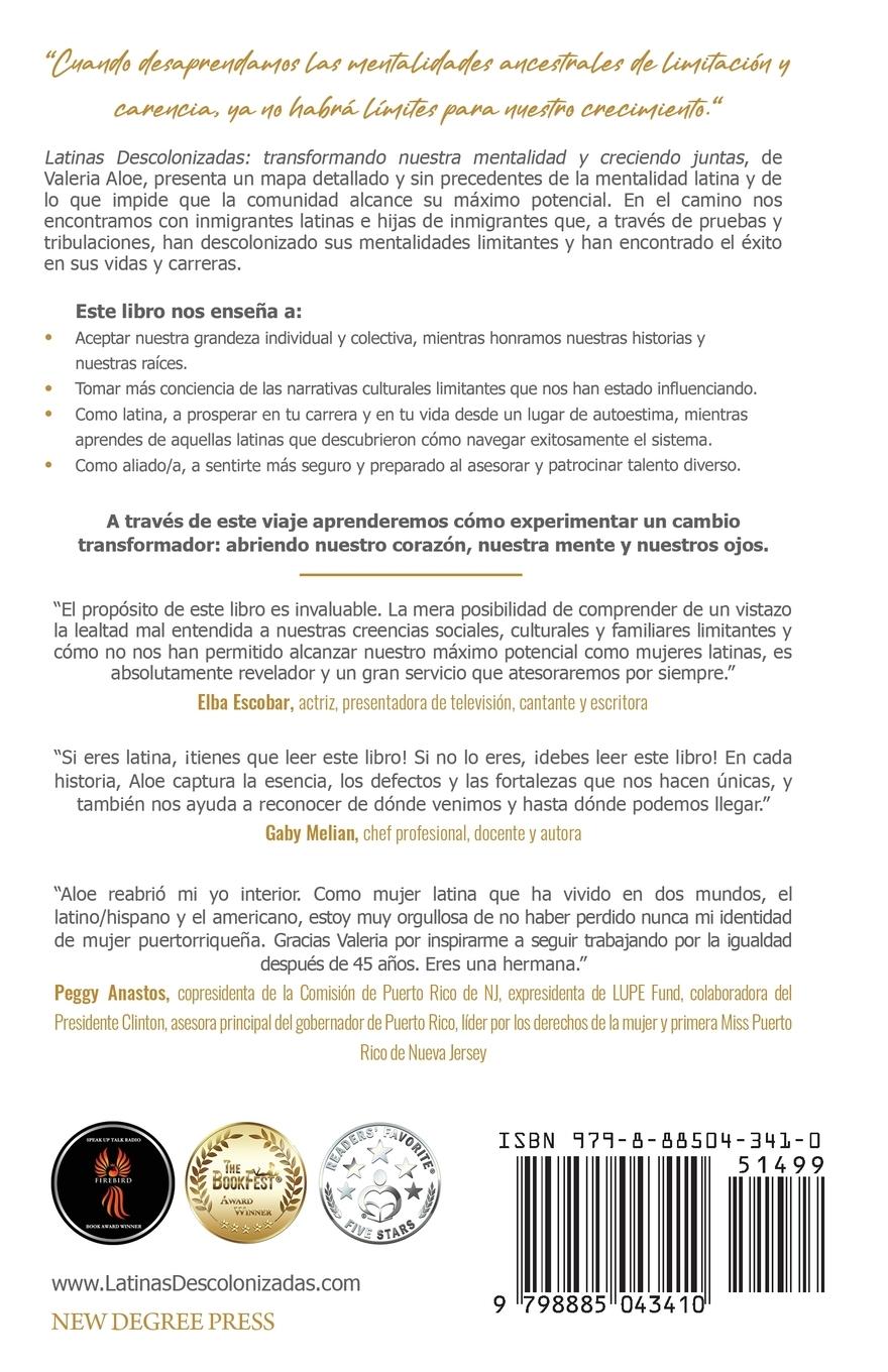 Rückseitencover Latinas Descolonizadas