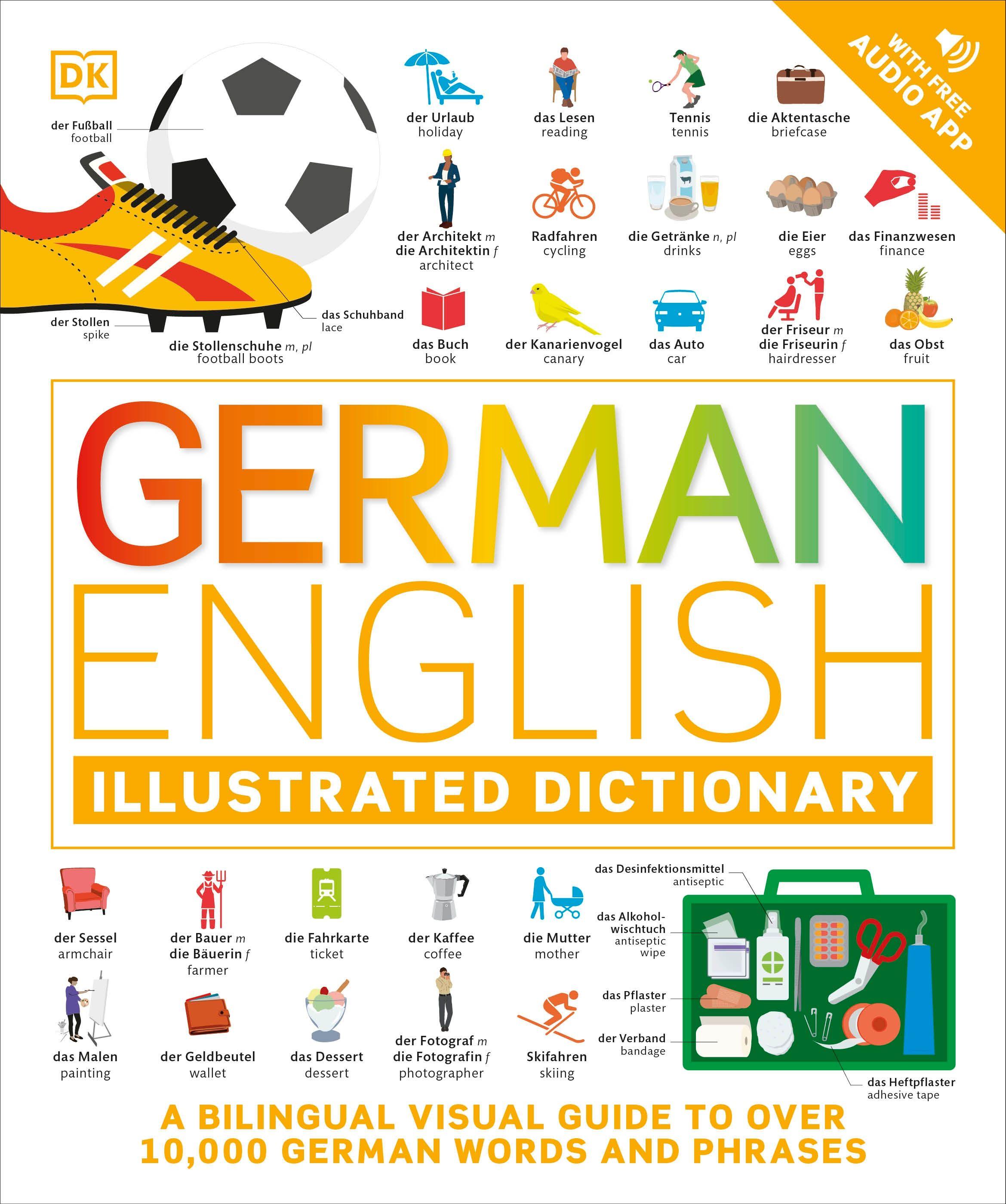 Vorderes Coverbild German English Illustrated Dictionary