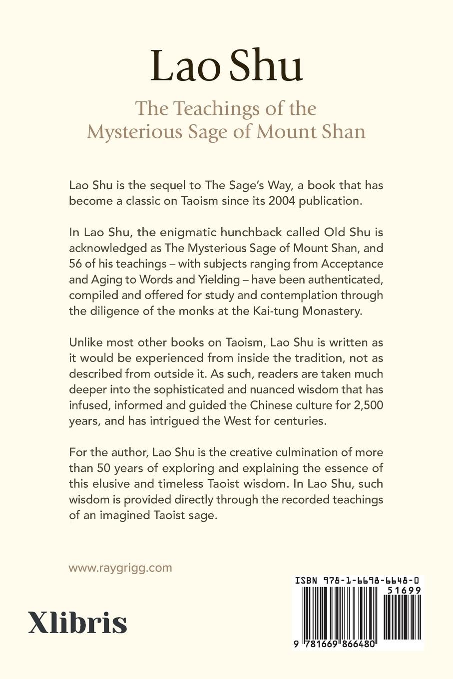 Rückseitencover Lao Shu