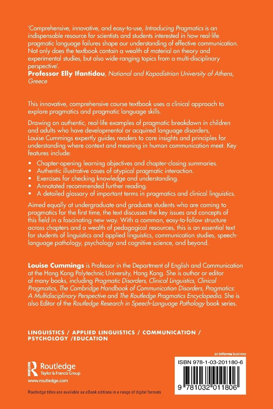 Rückseitencover Introducing Pragmatics