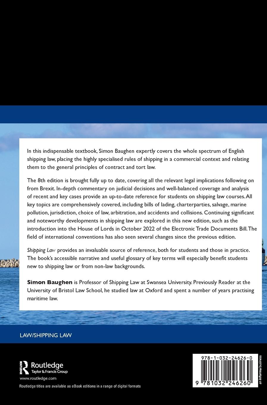 Rückseitencover Shipping Law