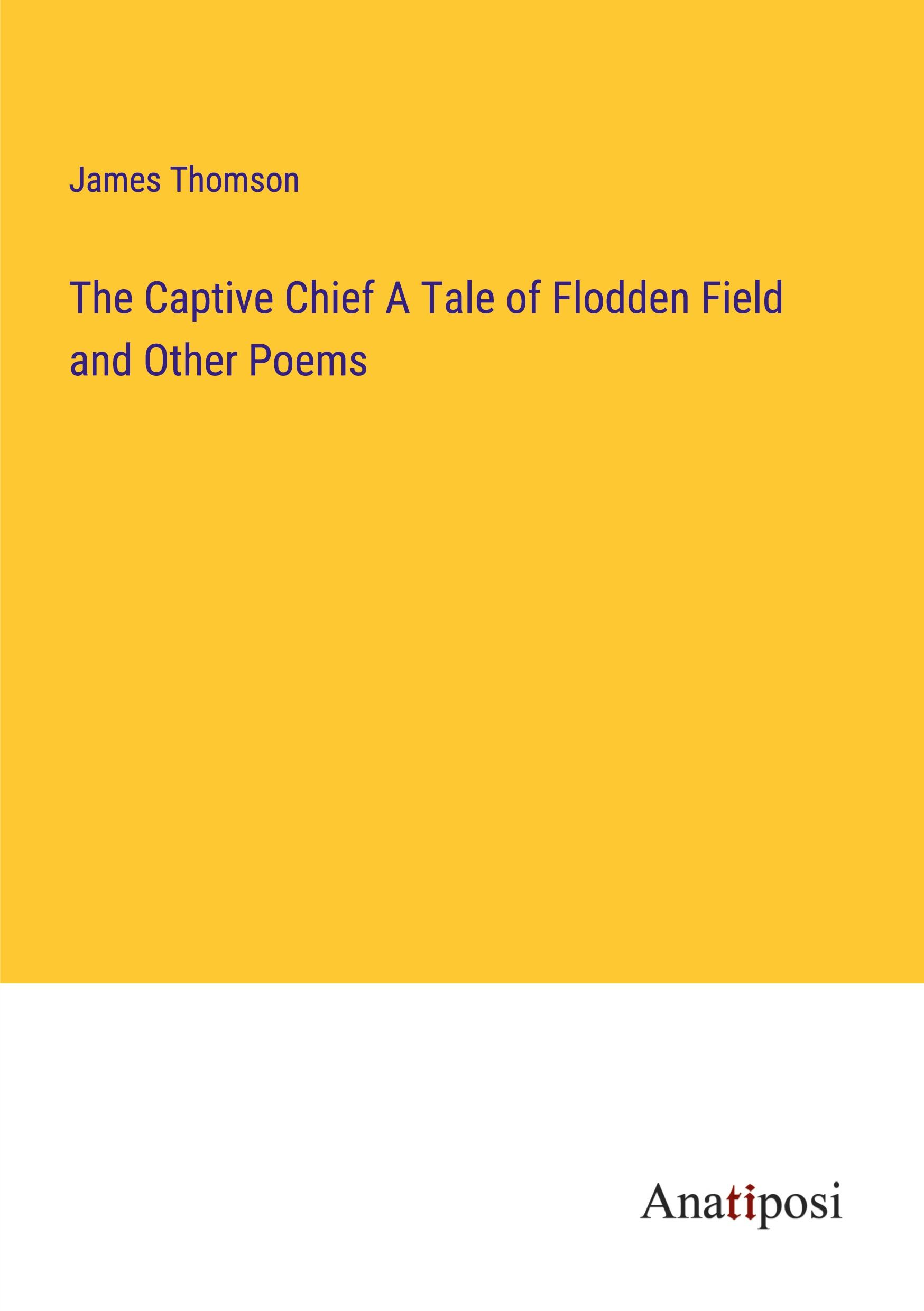 Vorderes Coverbild The Captive Chief A Tale of Flodden Field and Other Poems