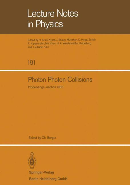 Vorderes Coverbild Photon Photon Collisions