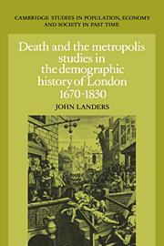 Vorderes Coverbild Death and the Metropolis