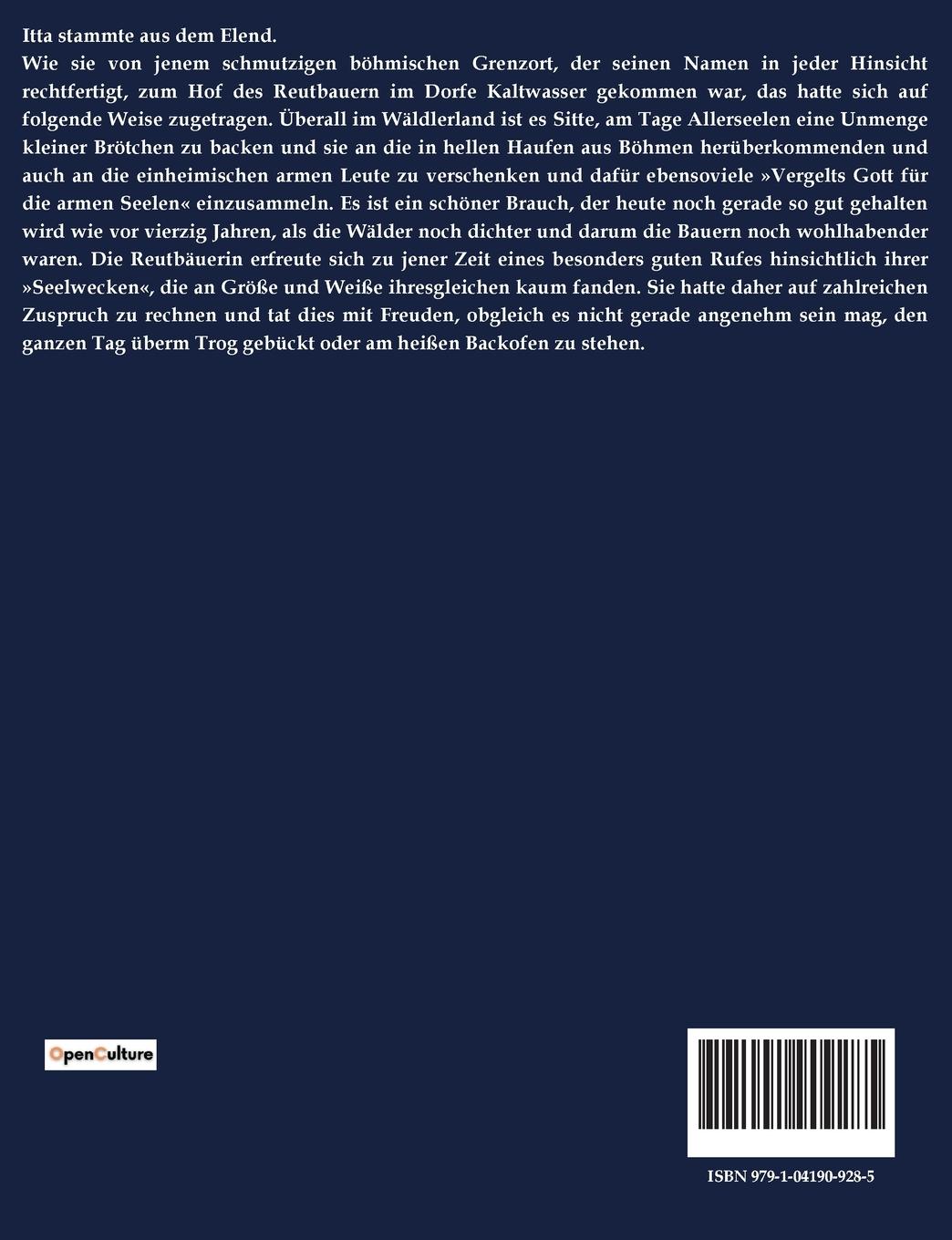 Rückseitencover Aus dem Elend