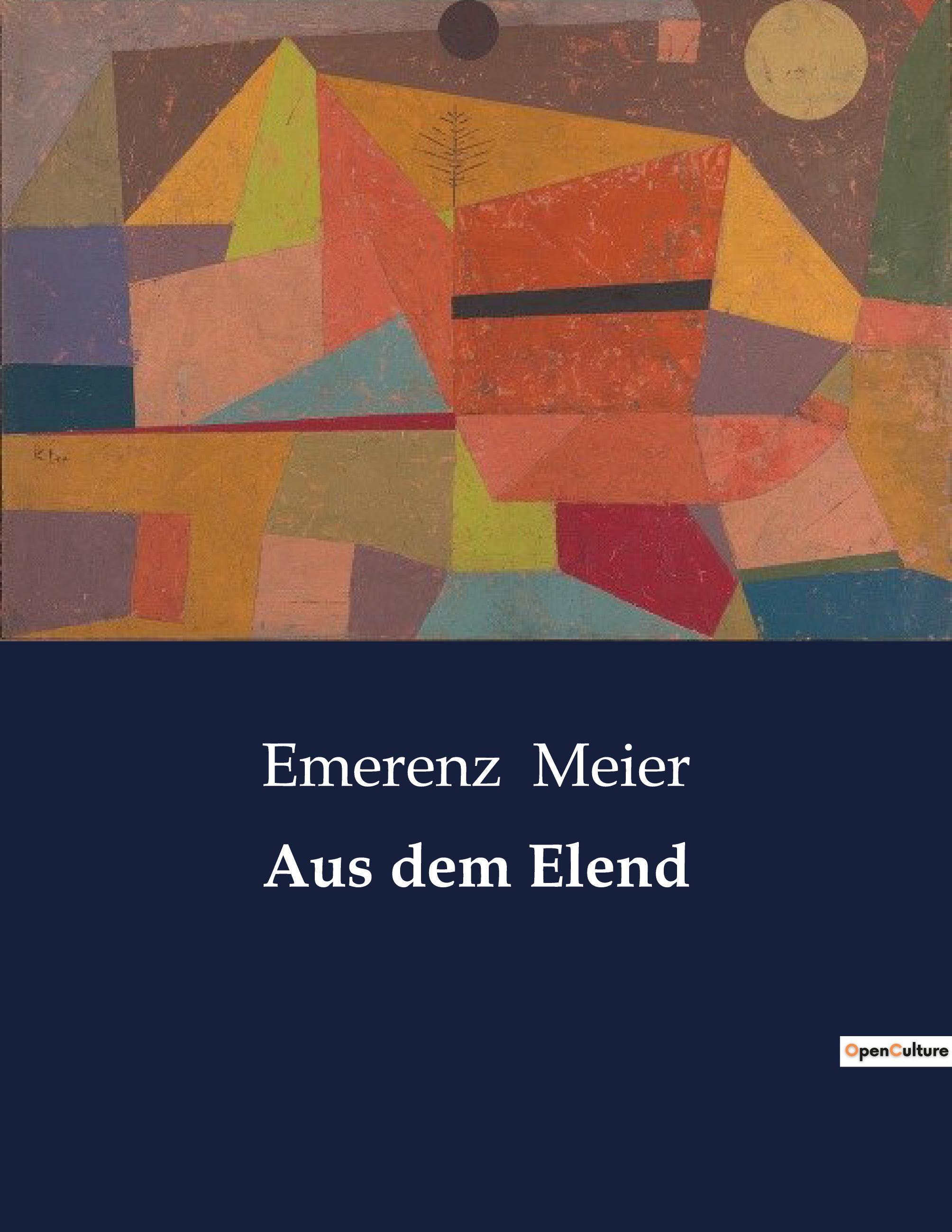 Vorderes Coverbild Aus dem Elend
