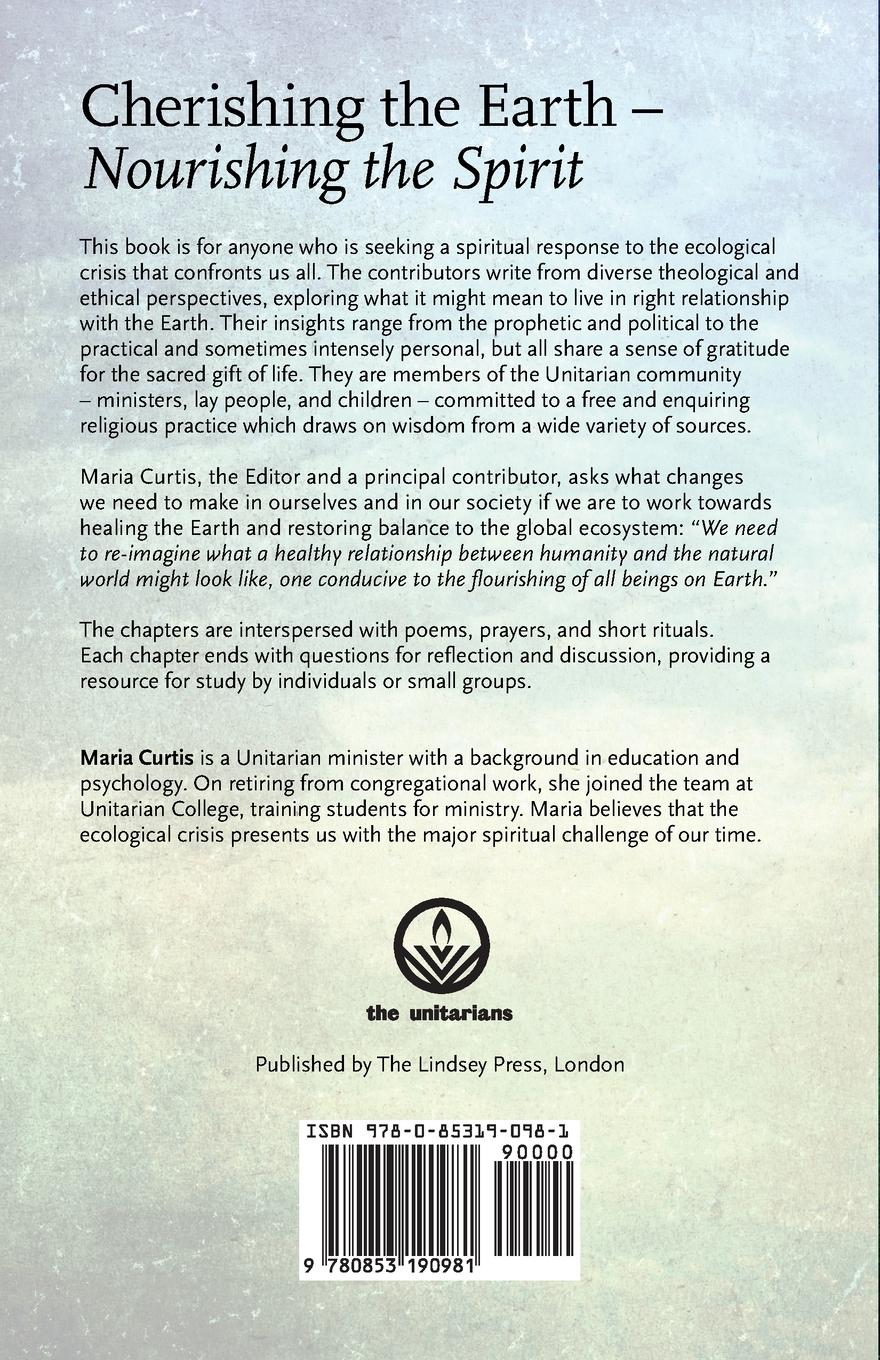 Rückseitencover Cherishing the Earth -- Nourishing the Spirit