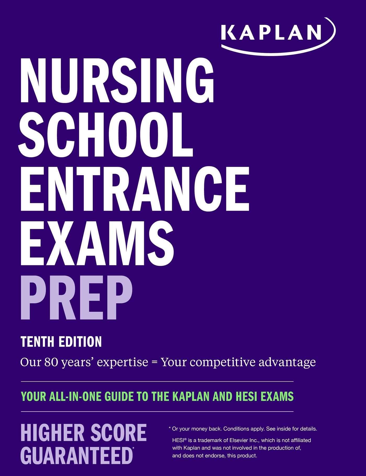 Vorderes Coverbild Nursing School Entrance Exams Prep