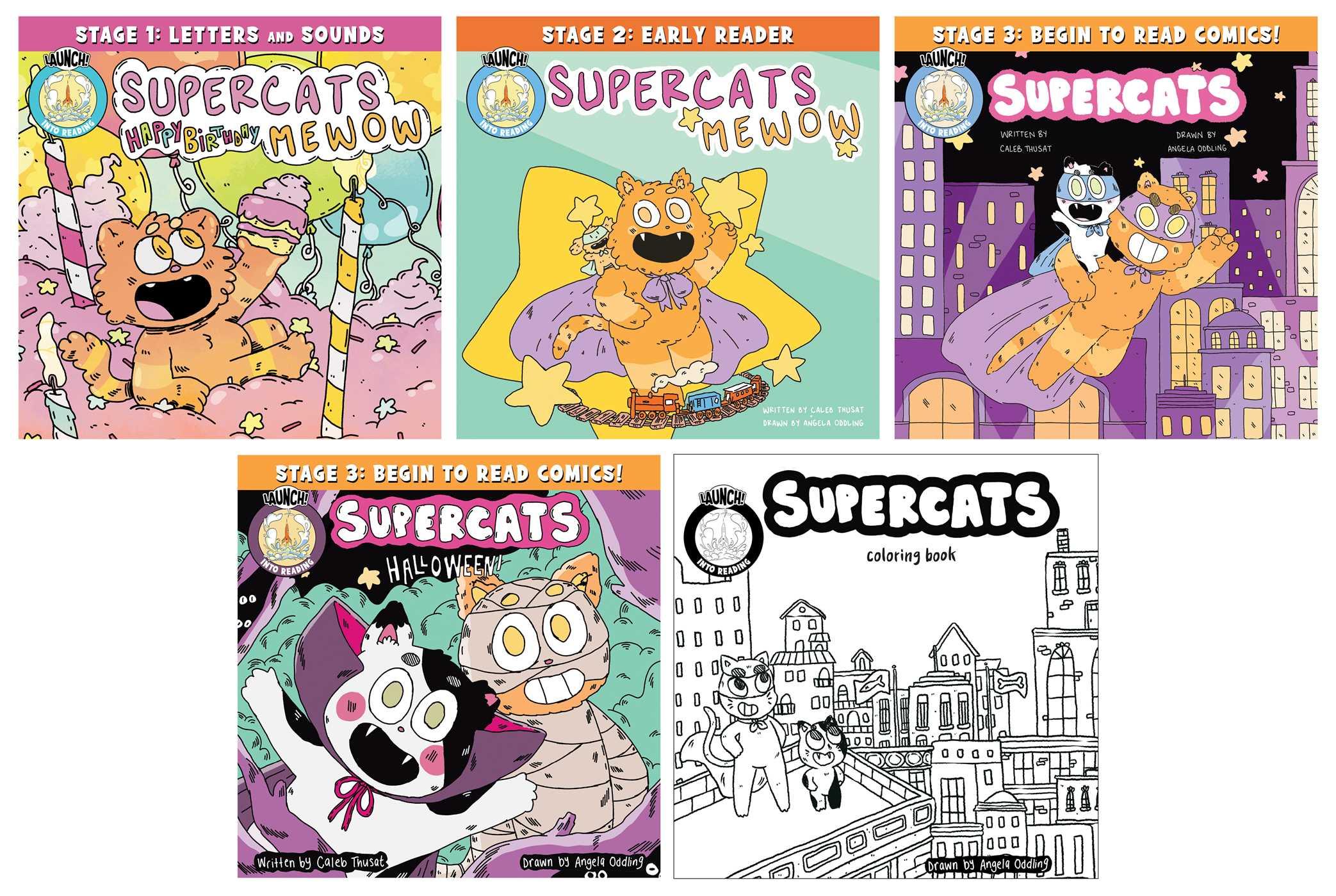 Vorderes Coverbild Supercats Boxed Set of 5
