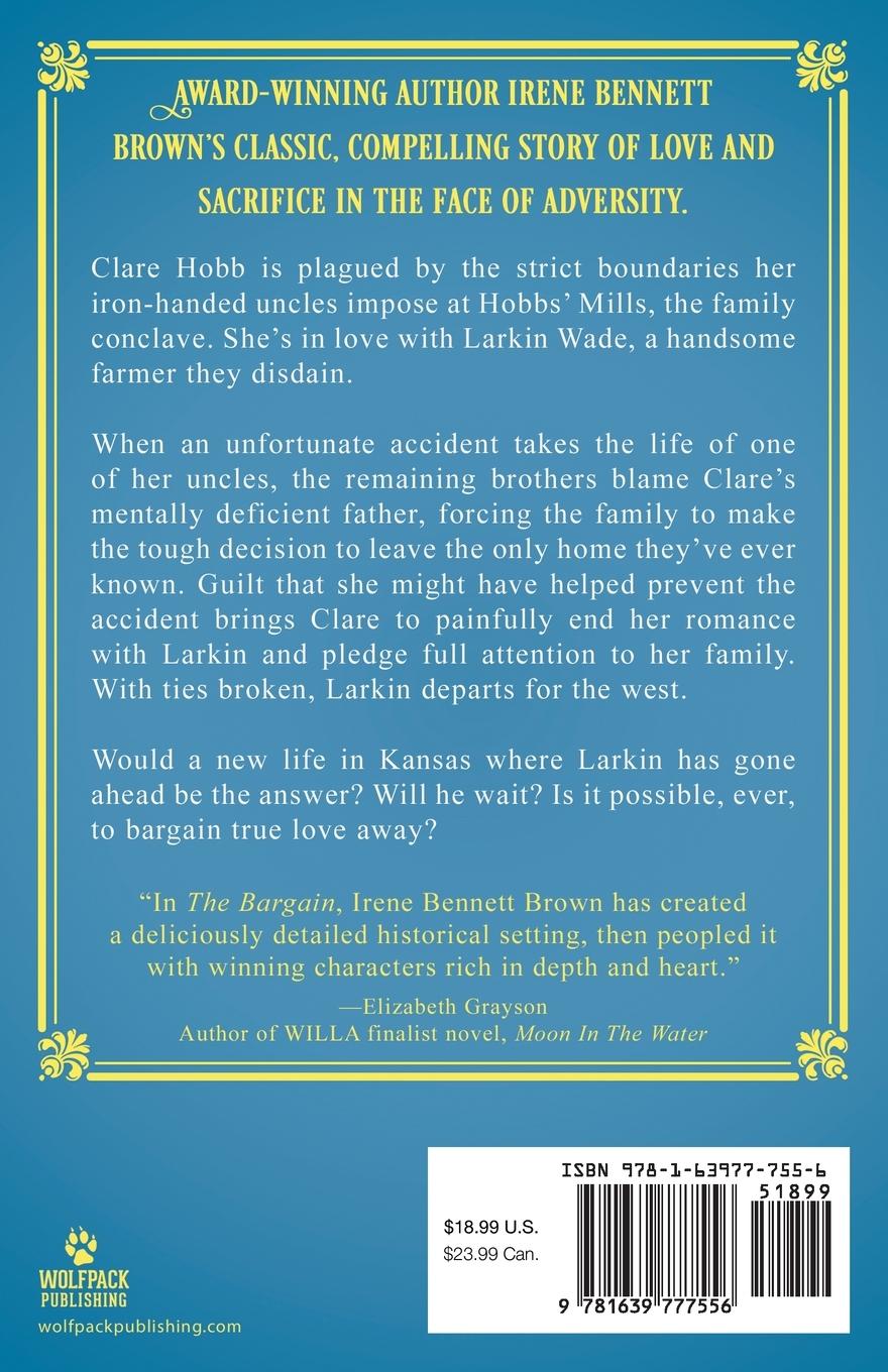 Rückseitencover The Bargain