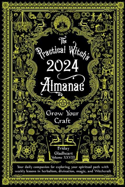 Vorderes Coverbild Practical Witch's Almanac 2024