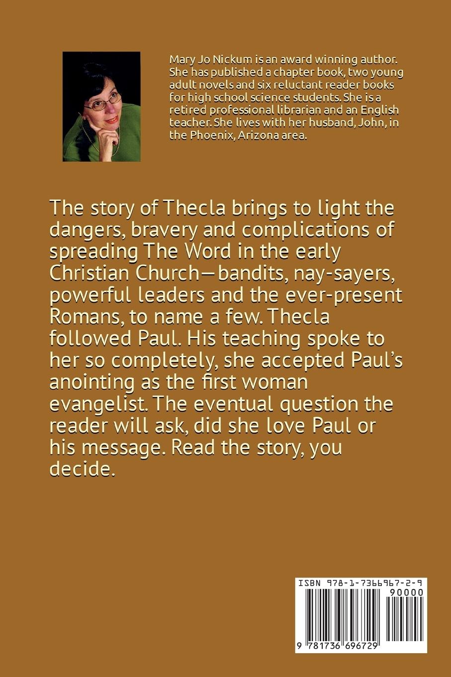 Rückseitencover Thecla, the First Woman Evangelist