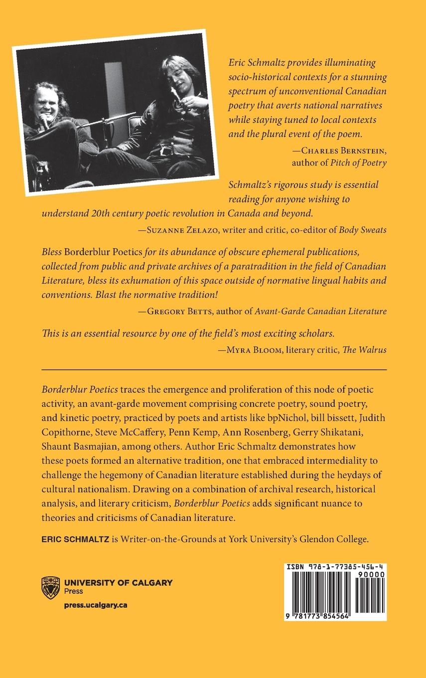 Rückseitencover Borderblur Poetics