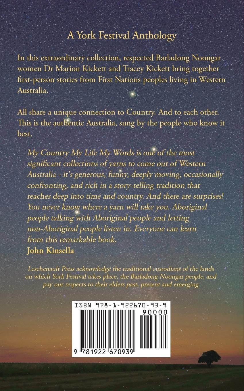 Rückseitencover My Country My Life My Words